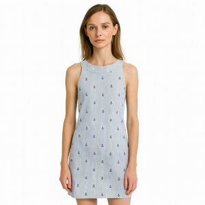 Cynthia Rowley Sleeveless‎  seersucker nautical dress 2